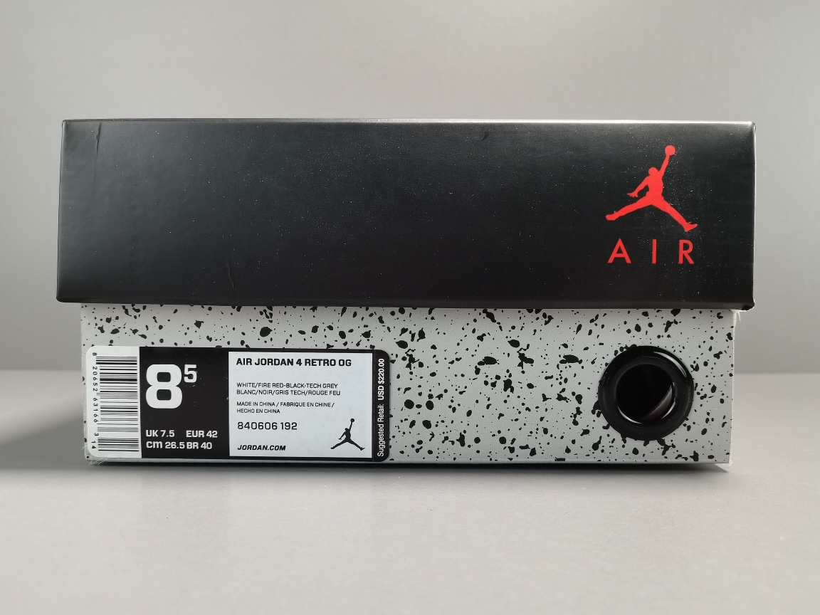  渠道优势，支持代发！
【纯原：AJ4】白水泥（2016）Air Jordan 4 ＂Retro Whi