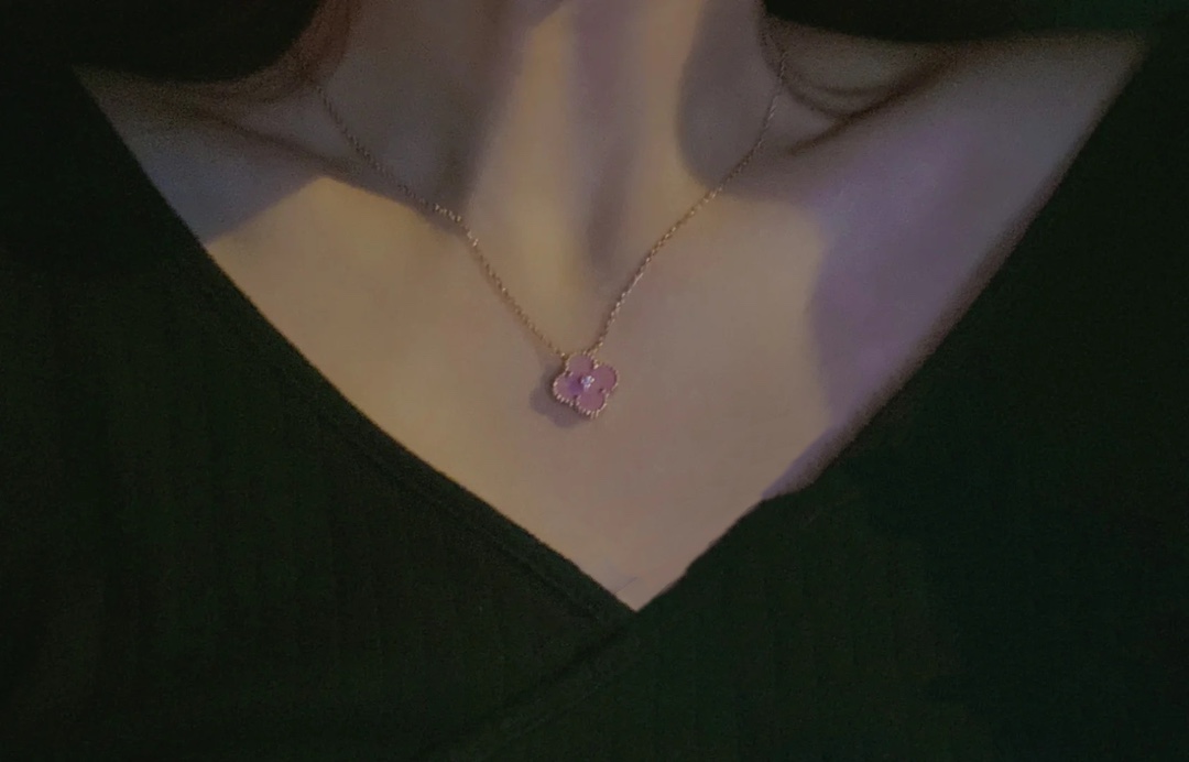 Van Cleef & Arpels vca 2021圣诞限定 蔷薇石项链