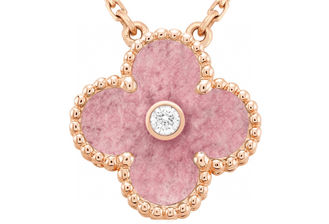 Van Cleef & Arpels vca 2021圣诞限定 蔷薇石项链