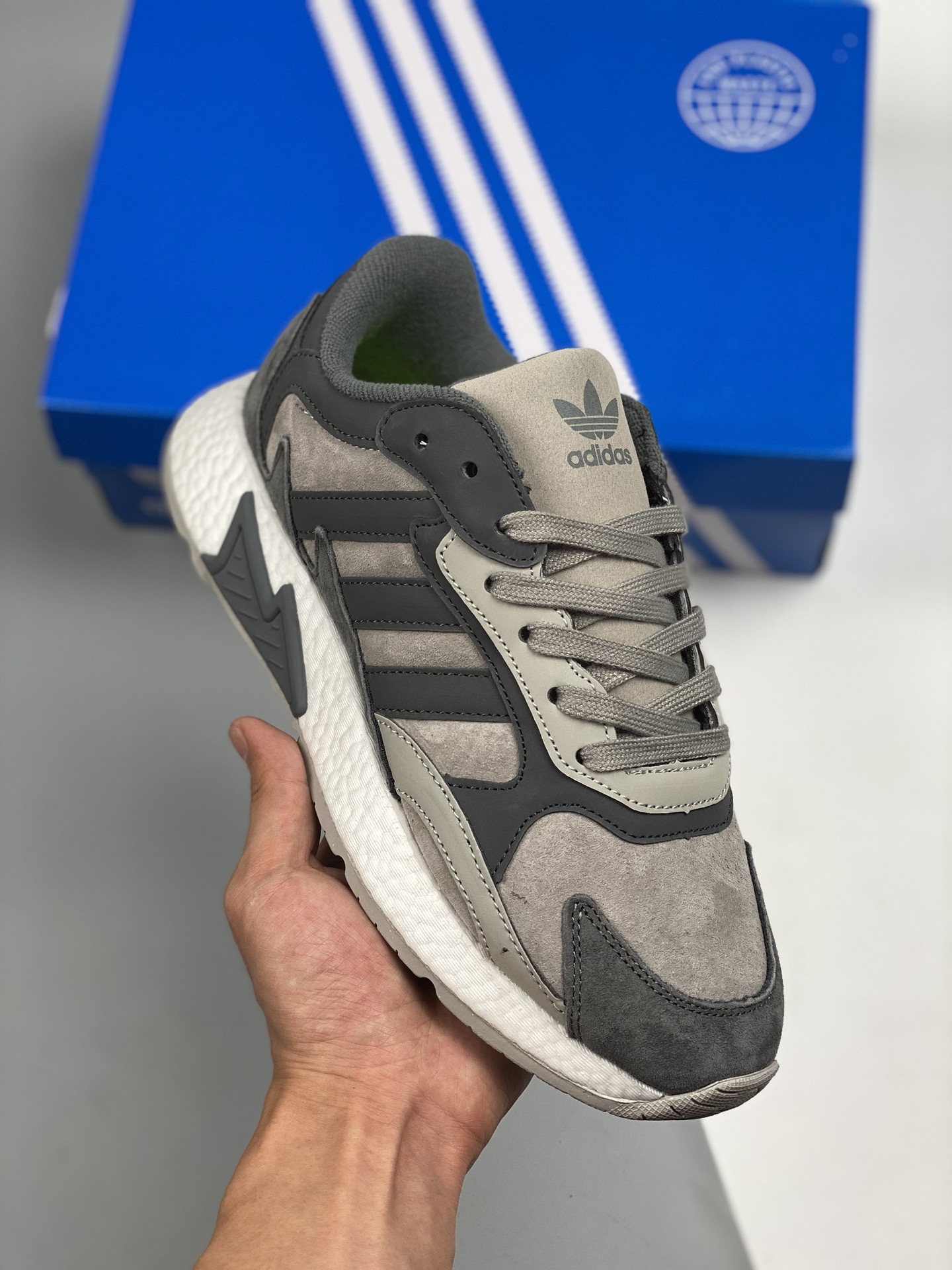 Adidas Tresc Run Boost llama palomitas de maíz zapatillas de running retro estilo muy retro suela con tecnología Boost …