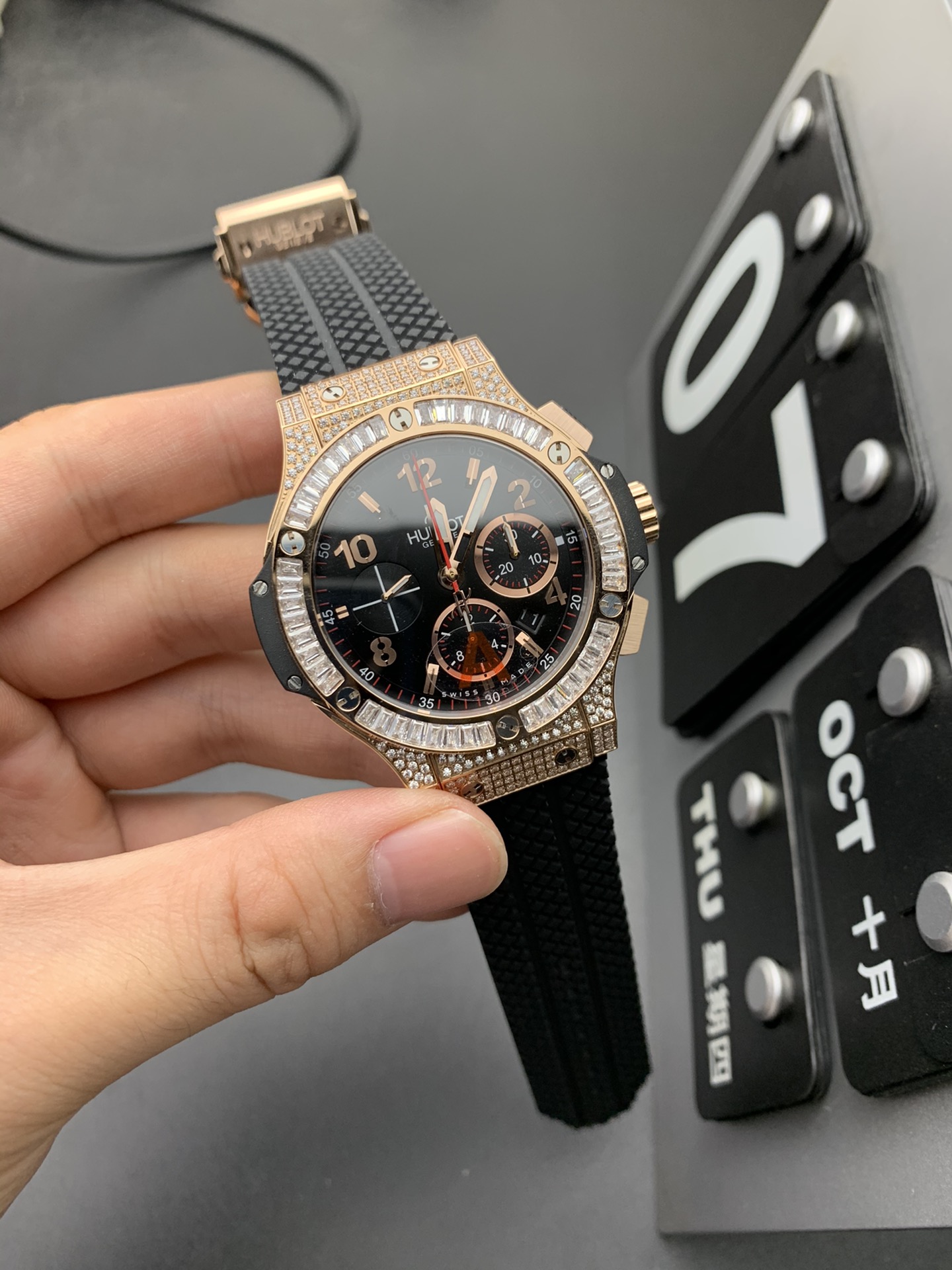 Hublot HB 玫瑰金钻恒宝