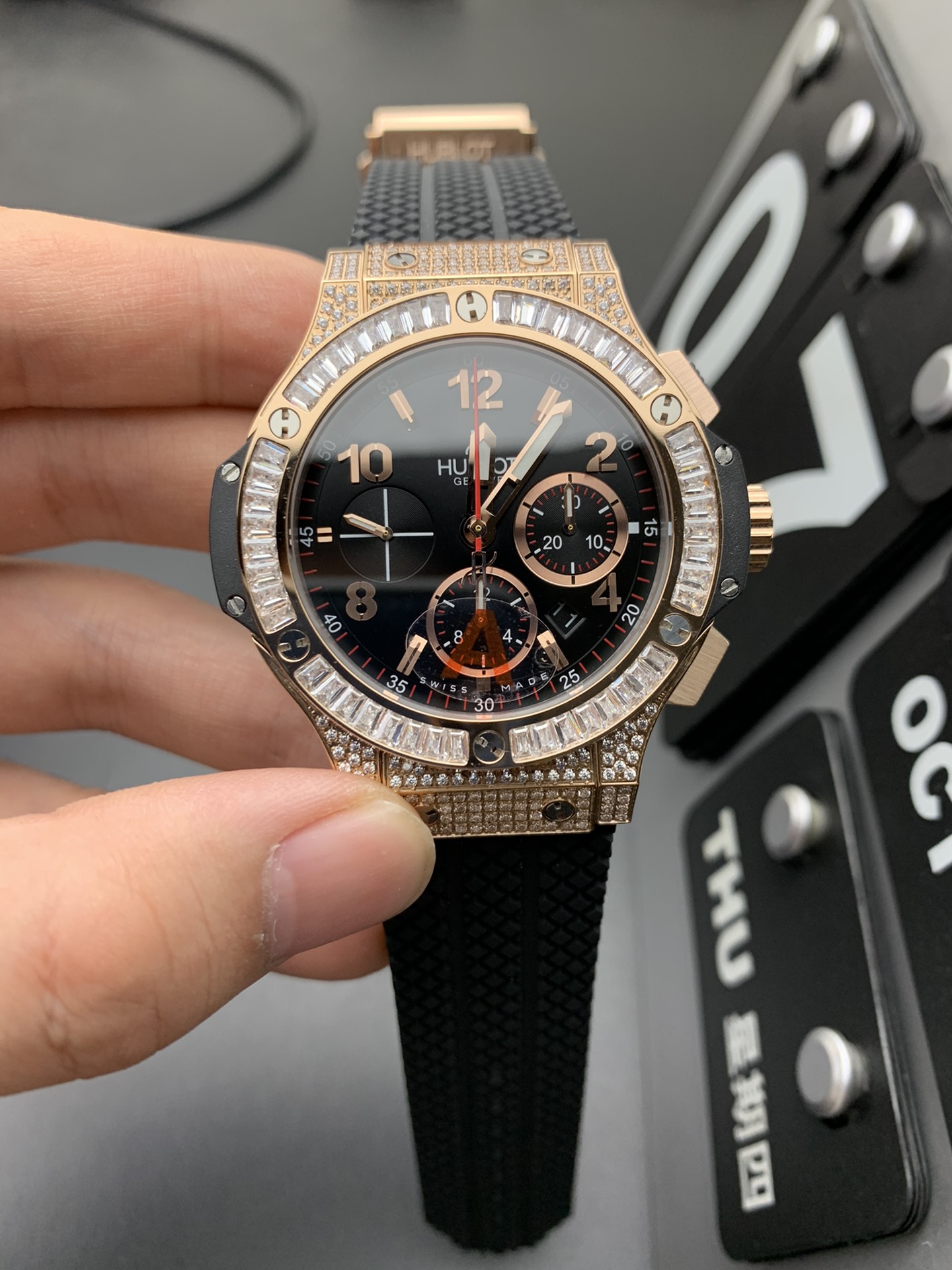 Hublot HB 玫瑰金钻恒宝