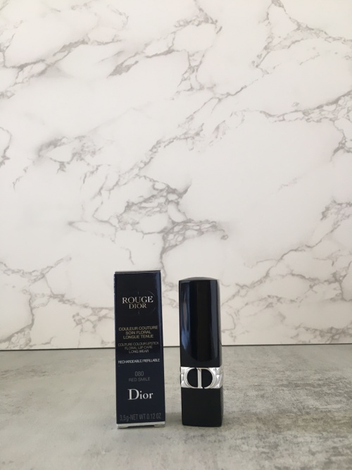 Dior Rouge Dior Lipstick - 080 Red Smile, Couture Colour, Floral Lip Care 1 Dior Rouge Dior Lipstick - 080 Red Smile, Couture Colour, Floral Lip Care