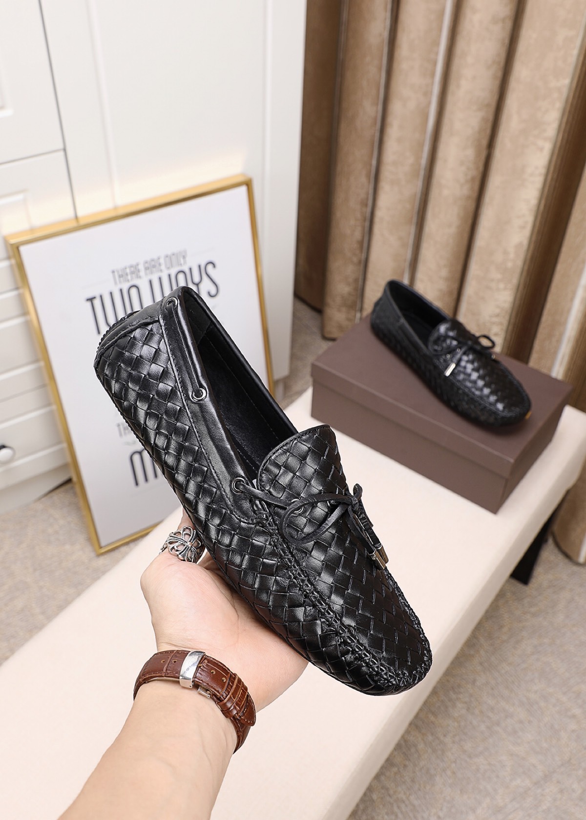 ¡Zapatos de hombre nuevos reales [BV], réplicas originales, zapatos casuales/zapatos para conducir de alta gama para ho…