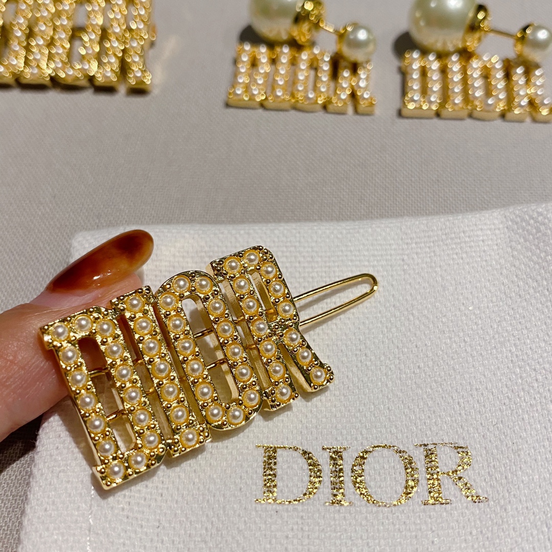 Dior D or 迪奥 珍珠字母首饰