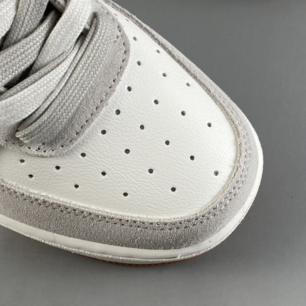 P200  NIKE Air Force 1’07 Low WB 空军一号 米白蓝 金扣50周年 低帮休闲板鞋 DA8302-100