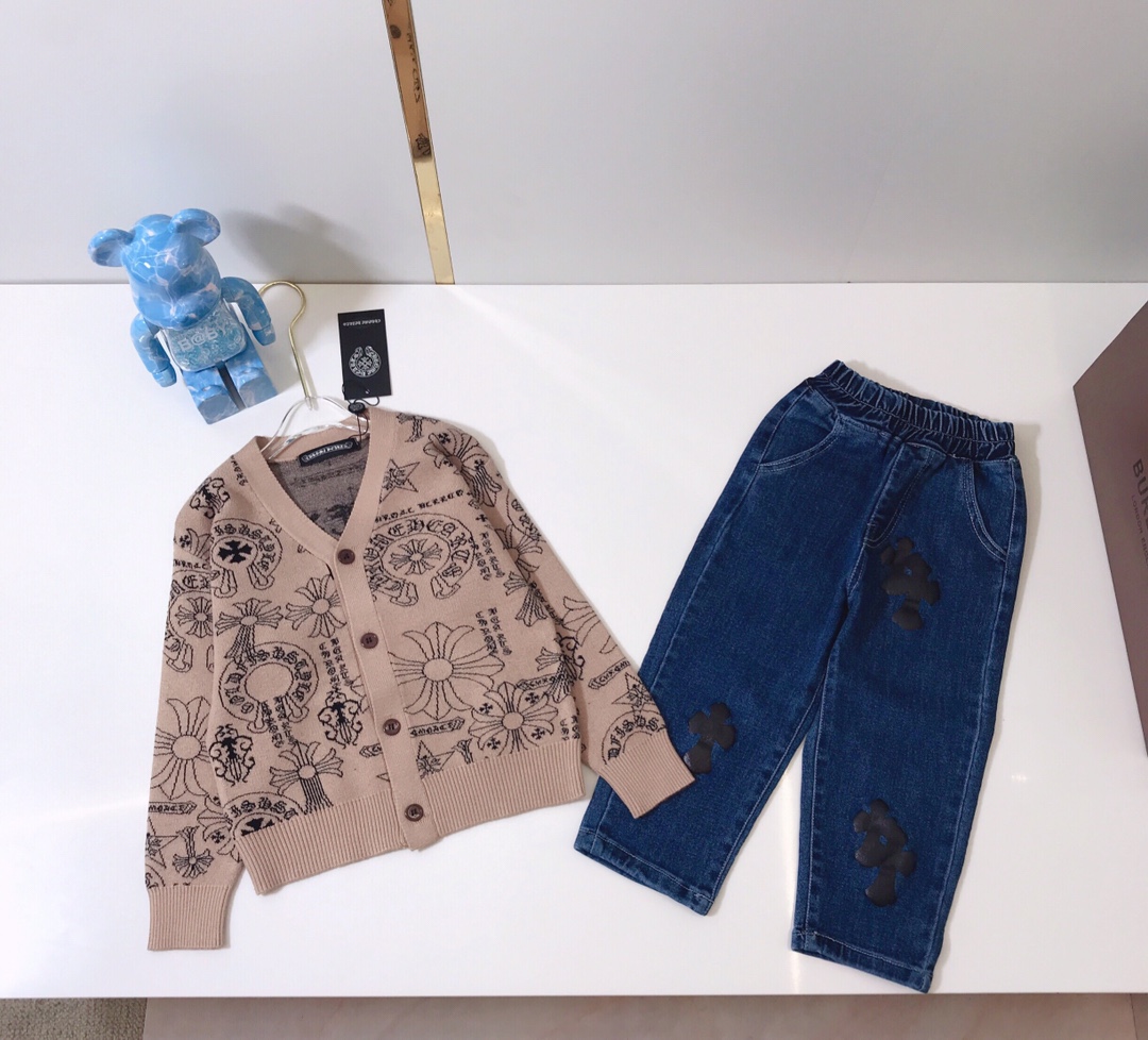 “2021 Classic Cashmere and Jeans Suit with Top-Level 100% Goat Velvet Import” - 图片 3