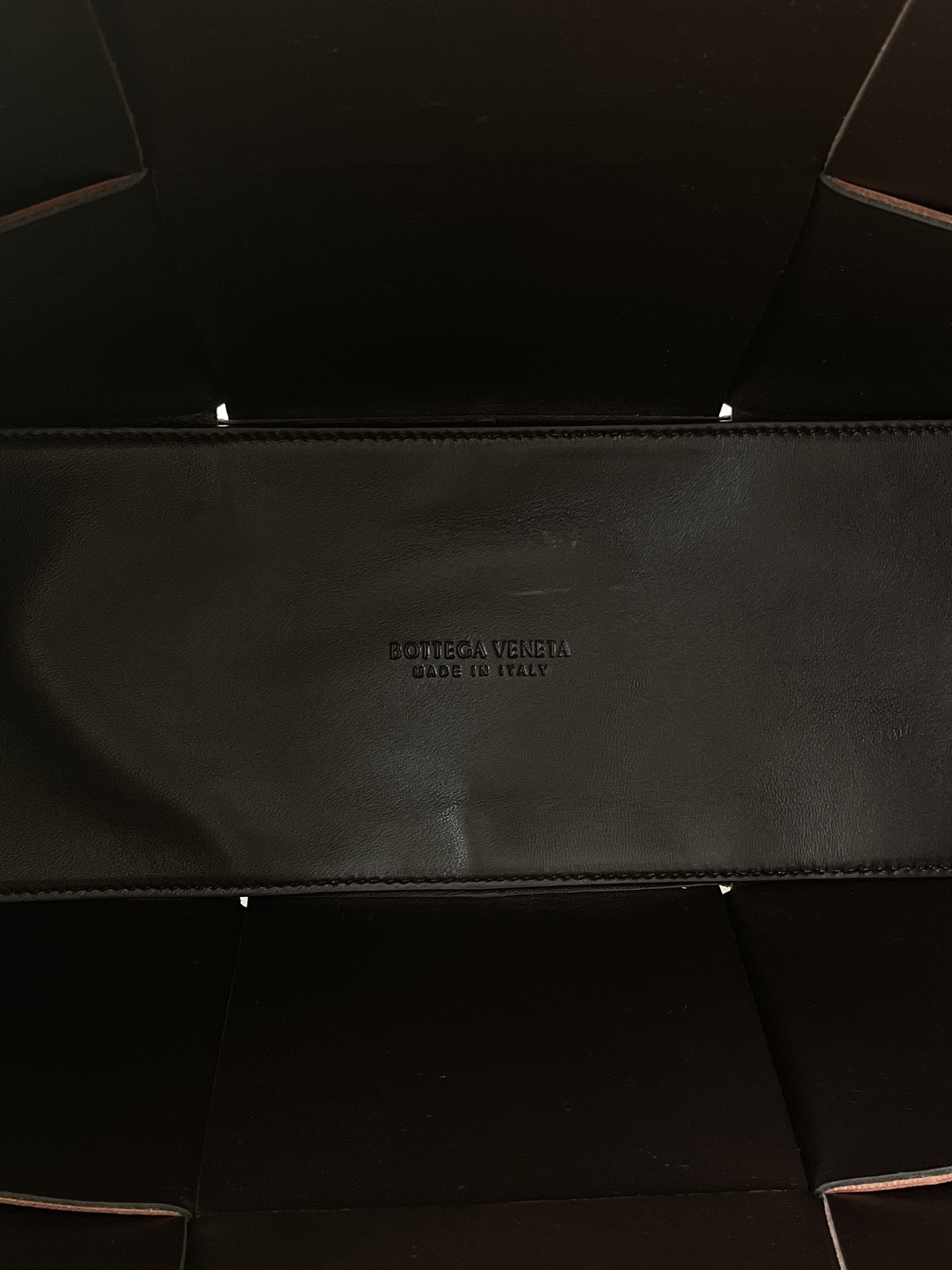 Intrecciotote皮料小羊皮颜色砖红/黑棕Size38*25*14