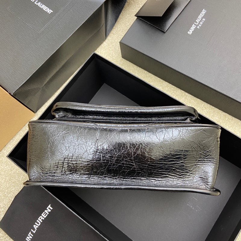 Saint Laurent 油腊黑皮/古银