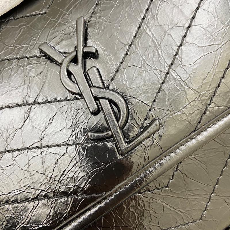 Saint Laurent 油腊黑皮/古银