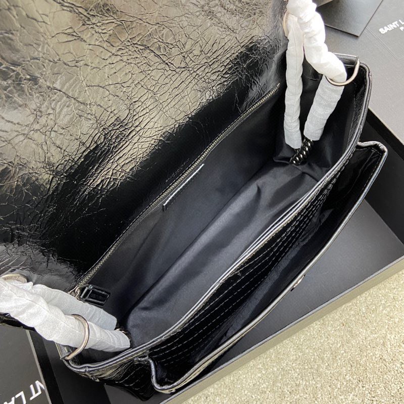 Saint Laurent 油腊黑皮/古银