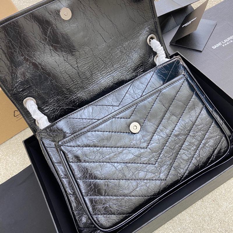 Saint Laurent 油腊黑皮/古银