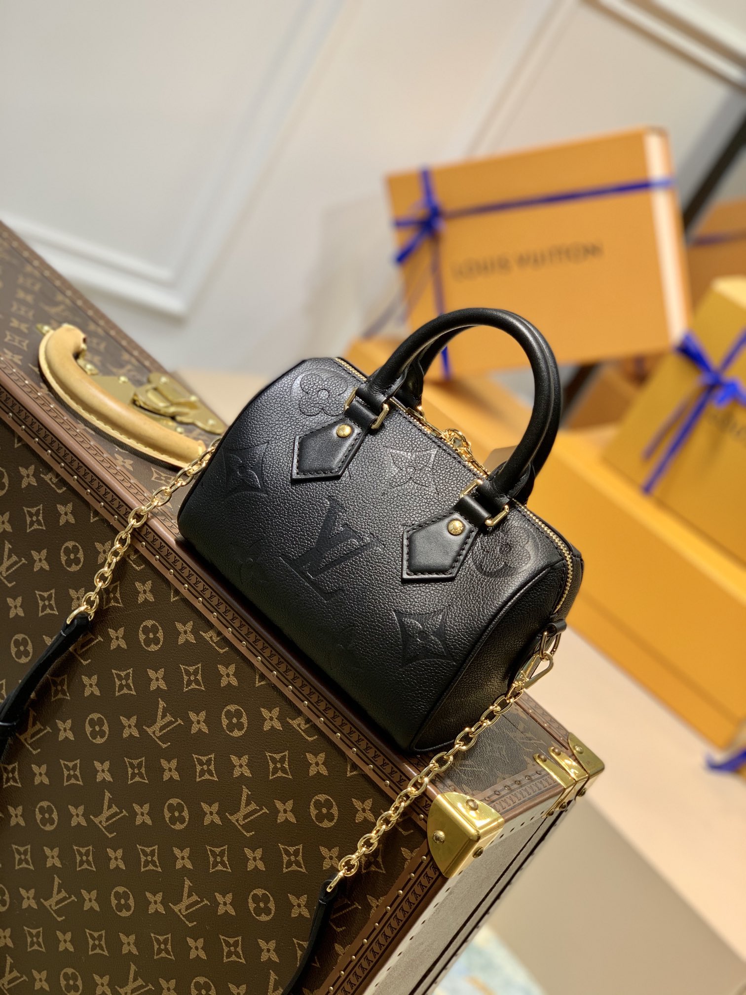 Louis Vuitton LV Speedy Bandoulière 20 bag M58953黑色