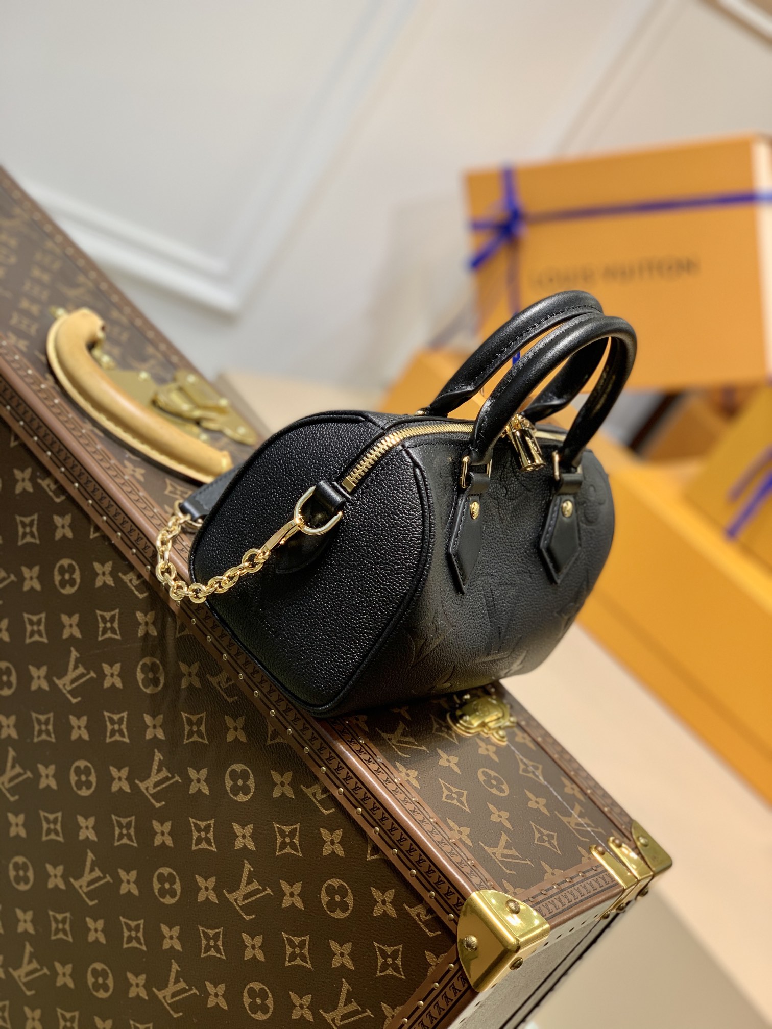 Louis Vuitton LV Speedy Bandoulière 20 bag M58953黑色