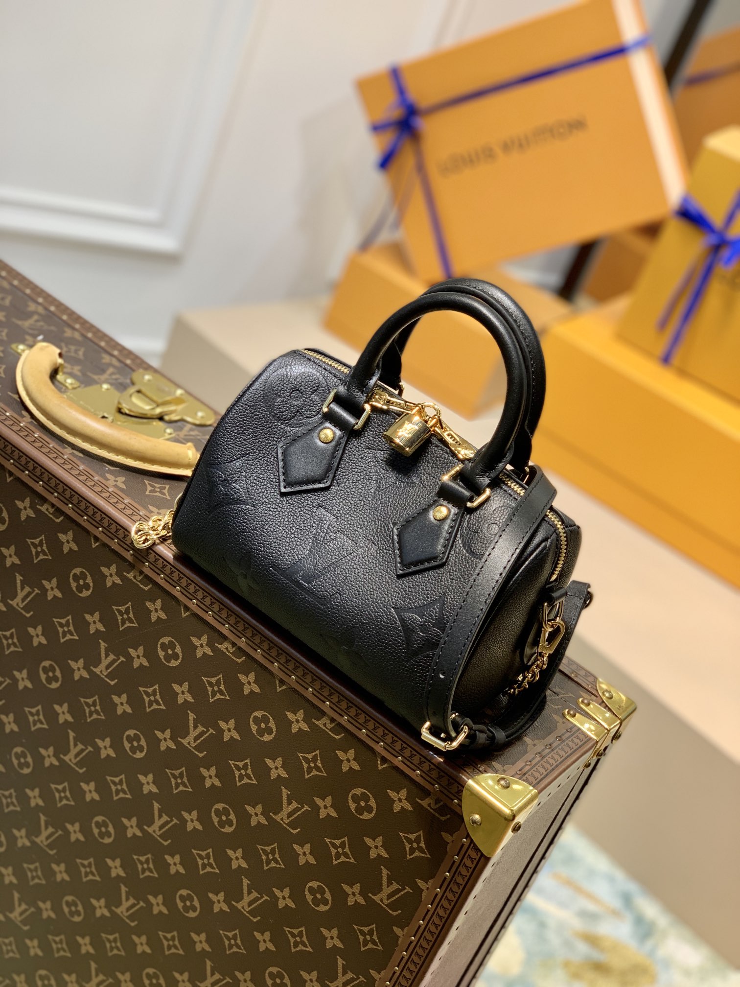 Louis Vuitton LV Speedy Bandoulière 20 bag M58953黑色
