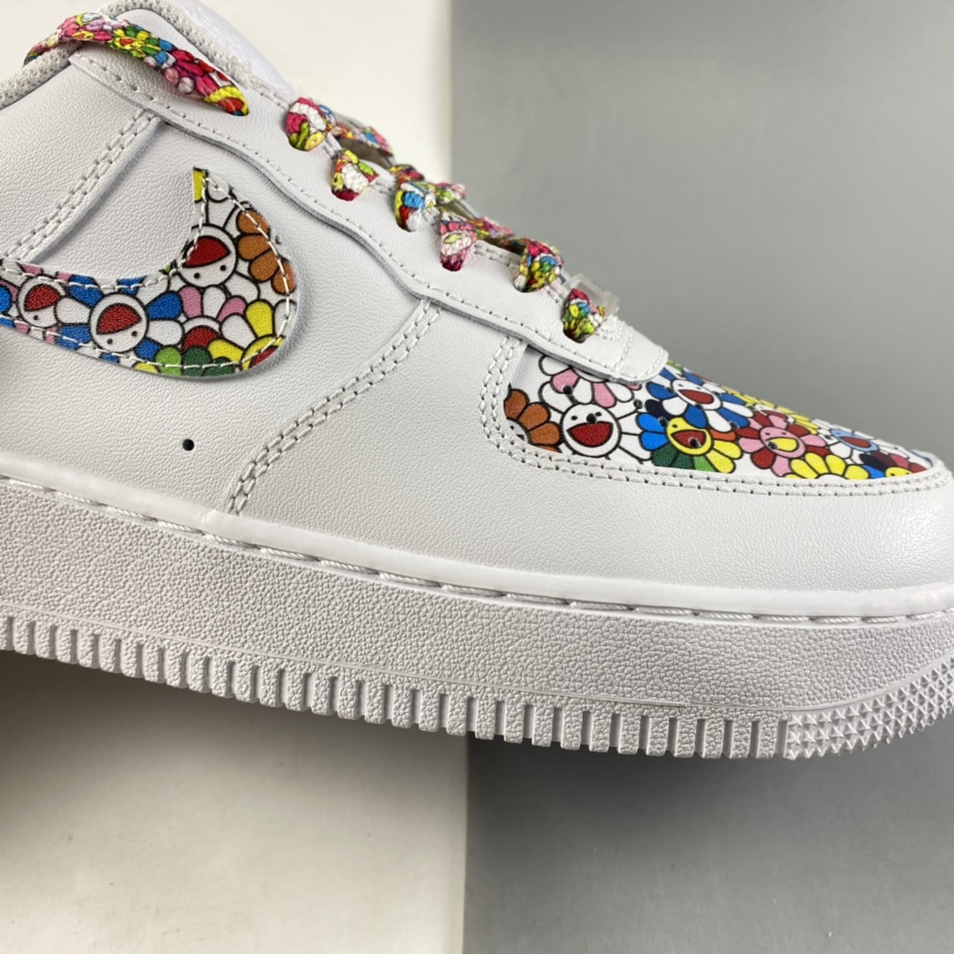 P260  Takashi Murakami x NIKE Air Forece 1’07 Low 村上隆联名款空军一号低帮休闲板鞋 CW2288-111