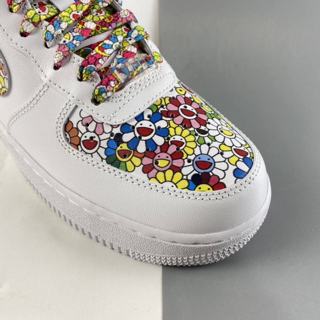 P260  Takashi Murakami x NIKE Air Forece 1’07 Low 村上隆联名款空军一号低帮休闲板鞋 CW2288-111