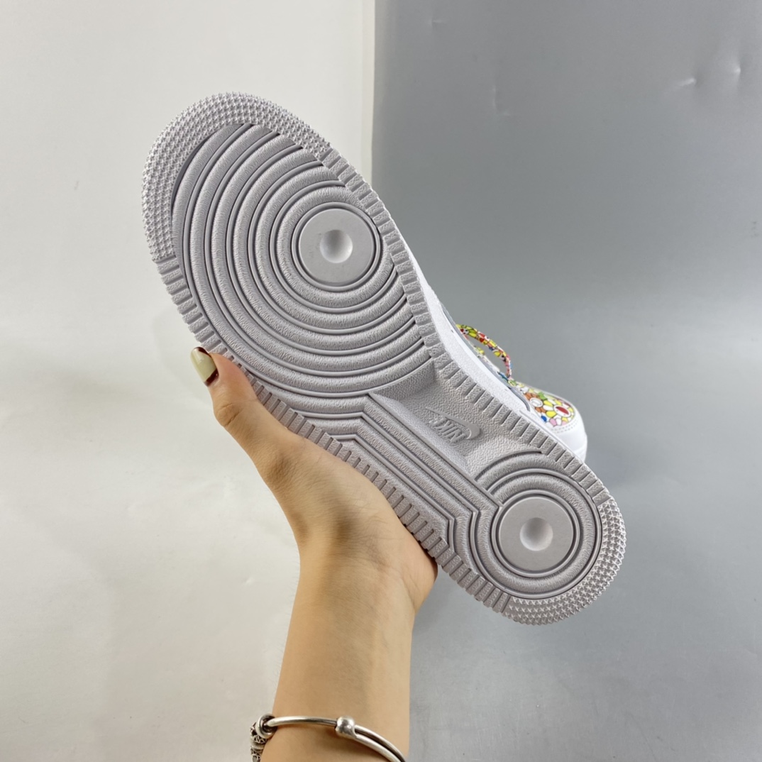 P260  Takashi Murakami x NIKE Air Forece 1’07 Low 村上隆联名款空军一号低帮休闲板鞋 CW2288-111