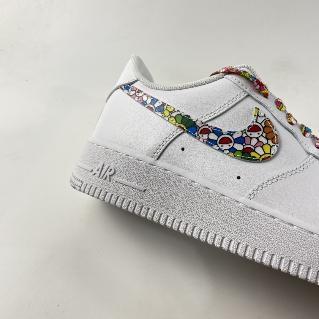P260  Takashi Murakami x NIKE Air Forece 1’07 Low 村上隆联名款空军一号低帮休闲板鞋 CW2288-111