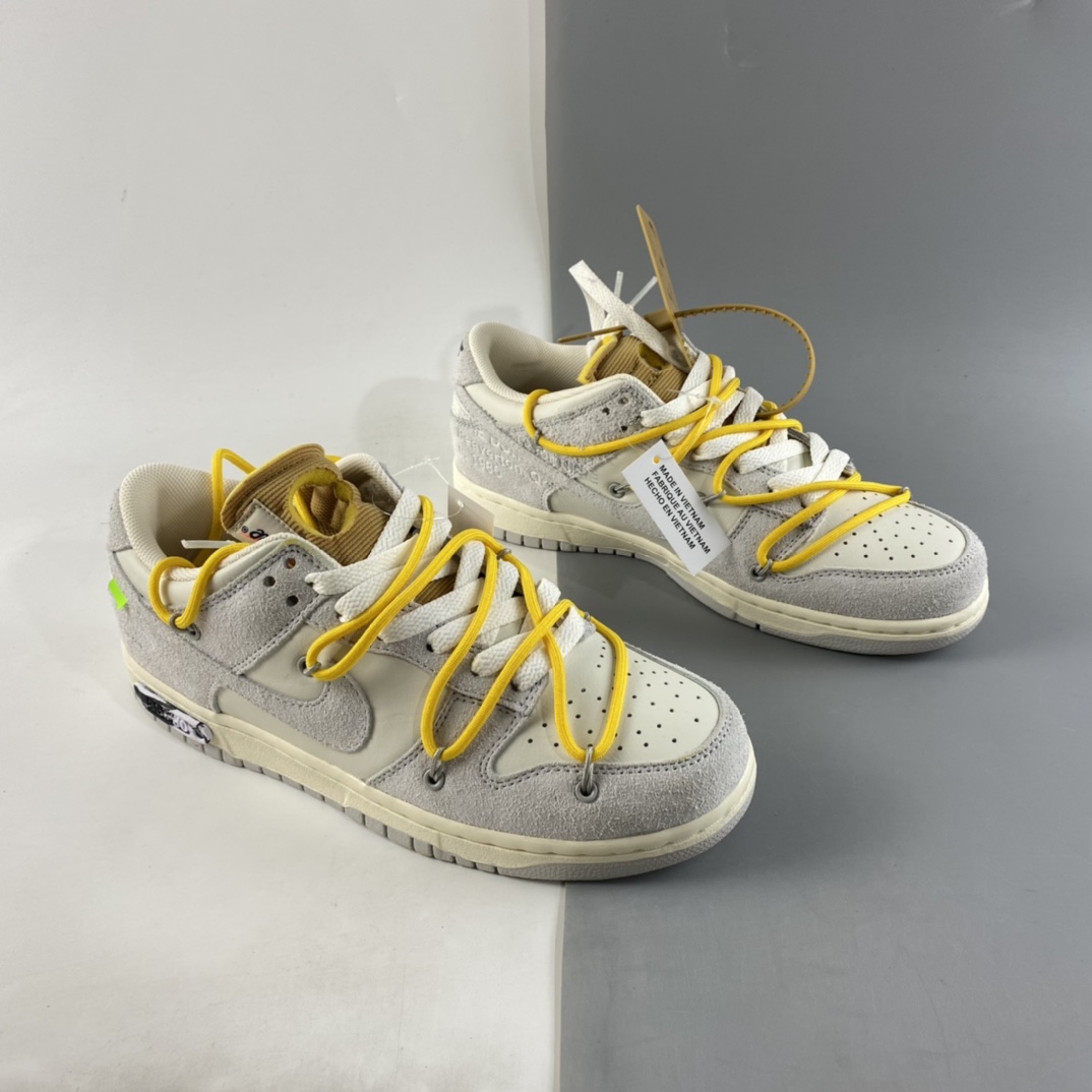 P360  Off-White x Nike SB Dunk Low”The 50”扣篮系列低帮经典百搭休闲运动板鞋 DJ0950-109