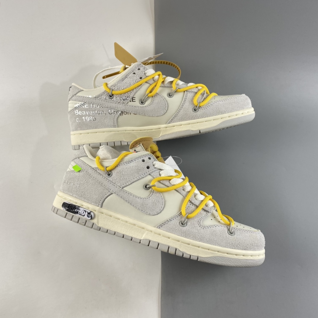 P360  Off-White x Nike SB Dunk Low”The 50”扣篮系列低帮经典百搭休闲运动板鞋 DJ0950-109