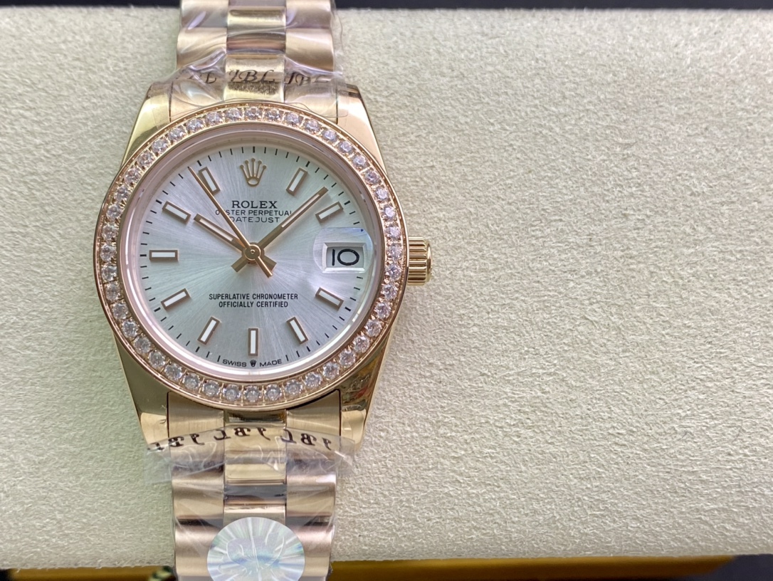 SK Factory 劳力士Rolex 日志型31mm 自動巻き女性用腕時計