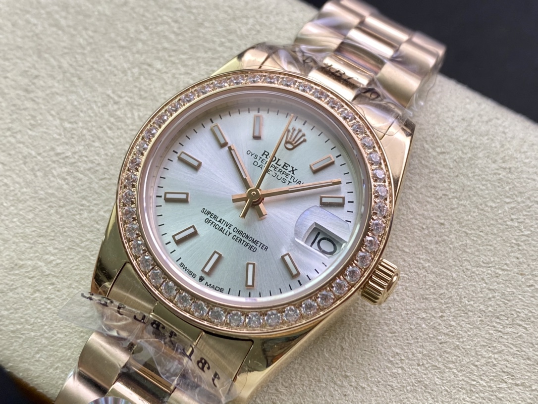 SK Factory 劳力士Rolex 日志型31mm 自動巻き女性用腕時計