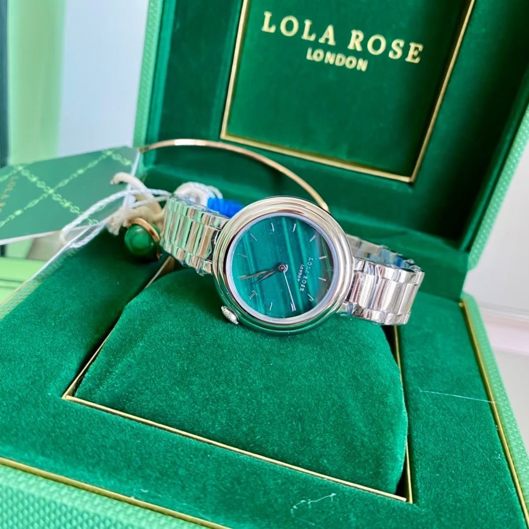 Trendy Green Watches: Laura’s Lola Rose Swiss Quartz Collection Highlighted. - 图片 3