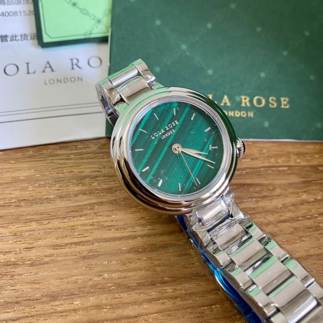 Trendy Green Watches: Laura’s Lola Rose Swiss Quartz Collection Highlighted. - 图片 2