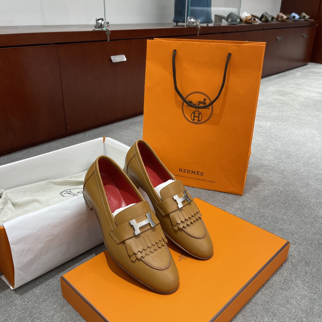 Unsurpassed Quality
 Hermes Shoes Loafers Fashion