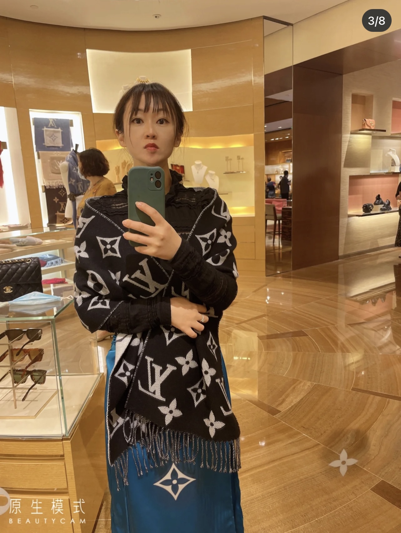 LV路易威登SIMPLY LV 羊毛长巾m76964 m76966