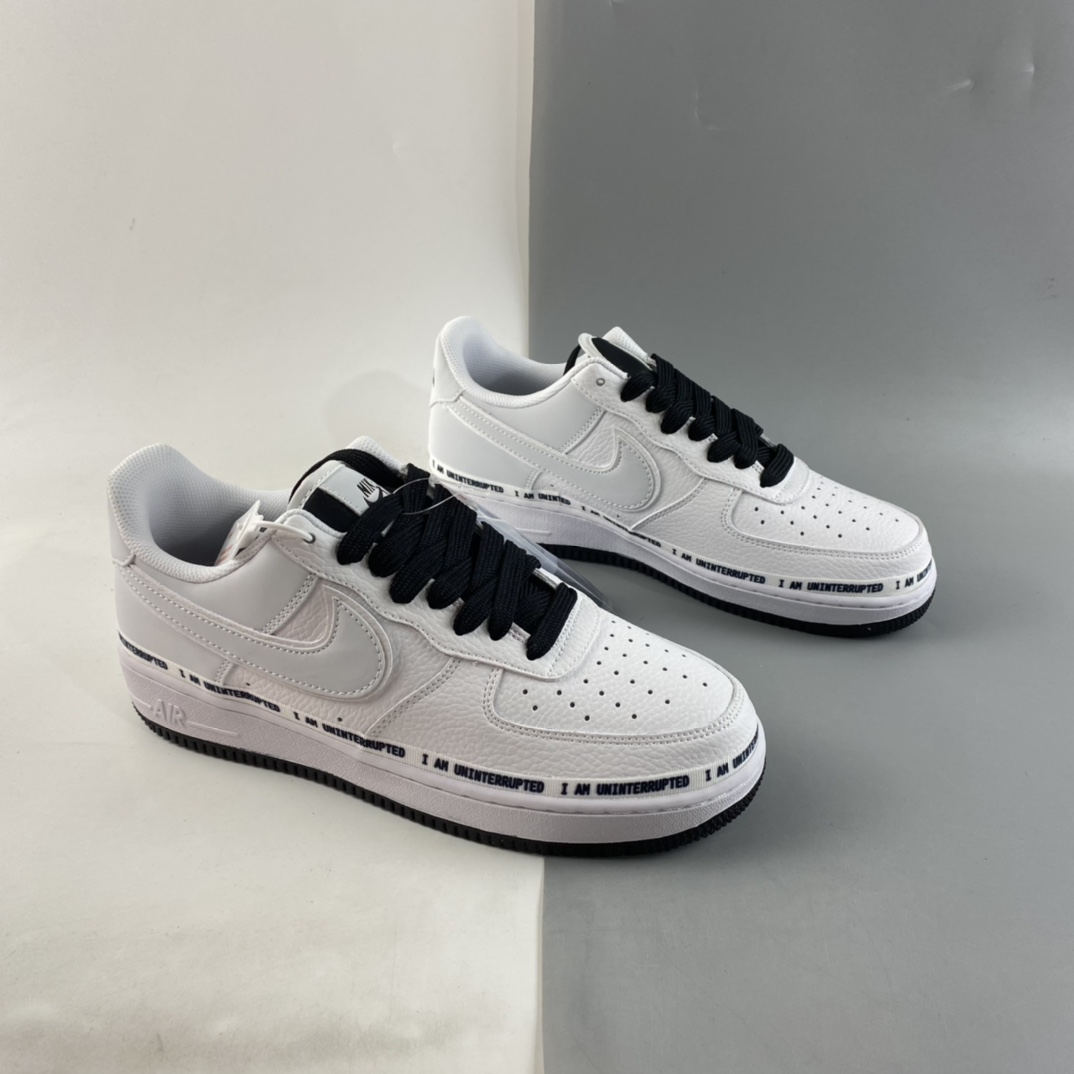 P240 NIKE Air Force 1’07 Low x Uniterrupted 运动板鞋 352267-801
