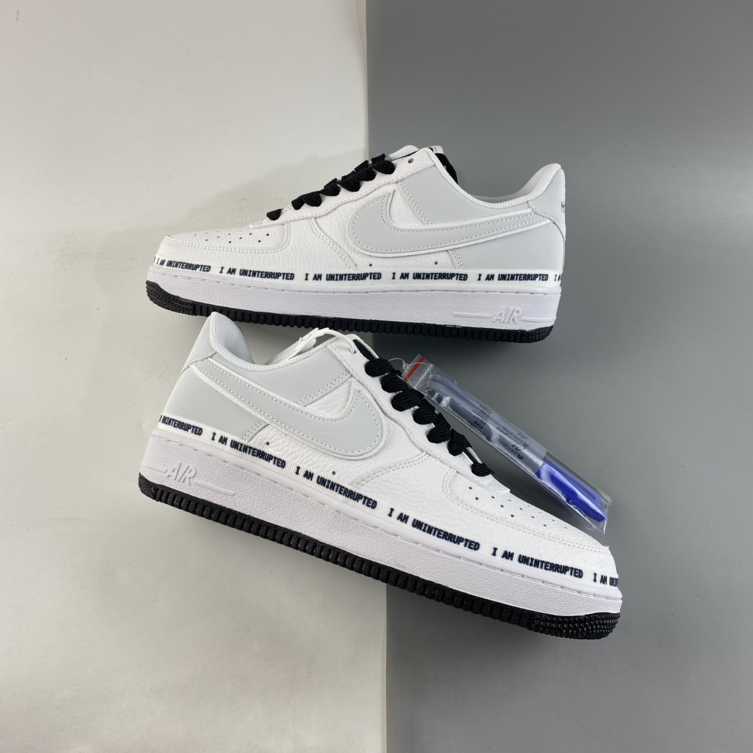 P240 NIKE Air Force 1’07 Low x Uniterrupted 运动板鞋 352267-801