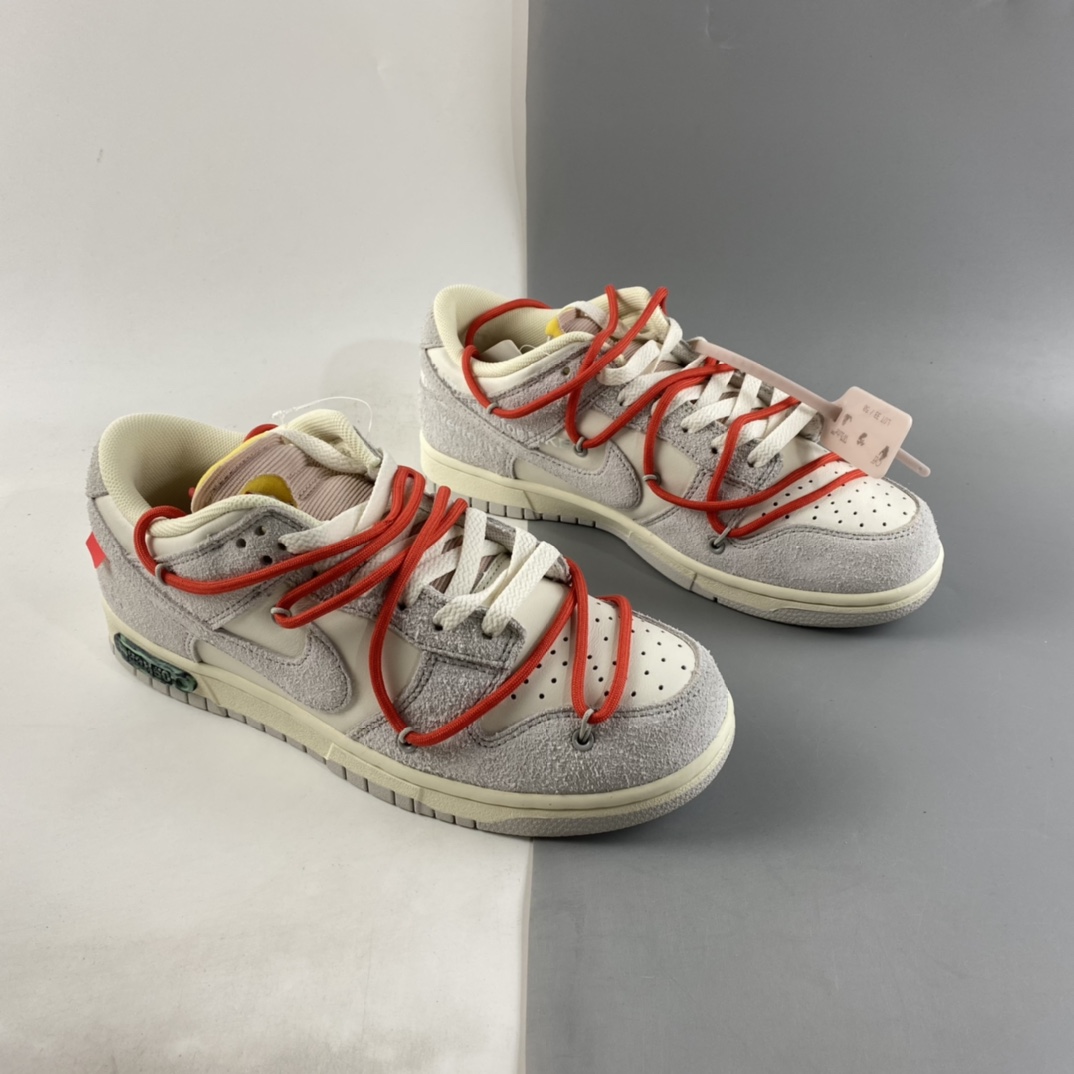 P360  Off-White x Nike SB Dunk Low”The 50”扣篮系列低帮经典百搭休闲运动板鞋 DJ0950-118