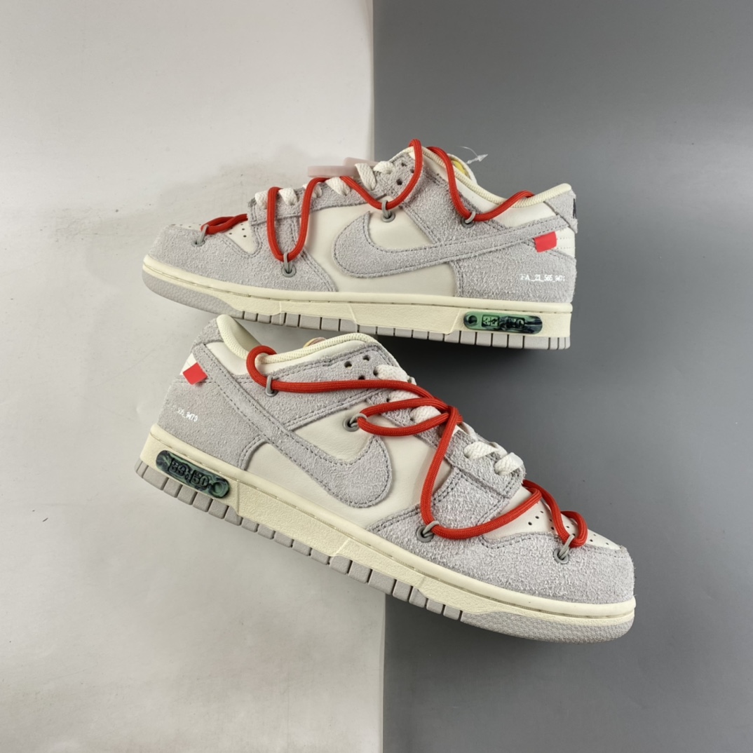 P360  Off-White x Nike SB Dunk Low”The 50”扣篮系列低帮经典百搭休闲运动板鞋 DJ0950-118