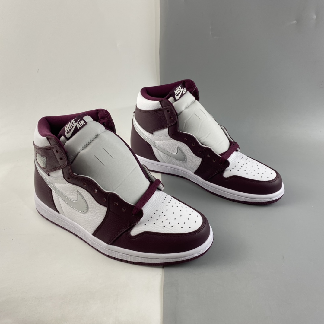 P280  Air Jordan 1 Retro High OG“Bordeaux”AJ1 乔1篮球鞋 555088-611