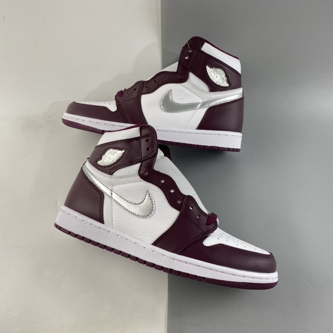 P280  Air Jordan 1 Retro High OG“Bordeaux”AJ1 乔1篮球鞋 555088-611