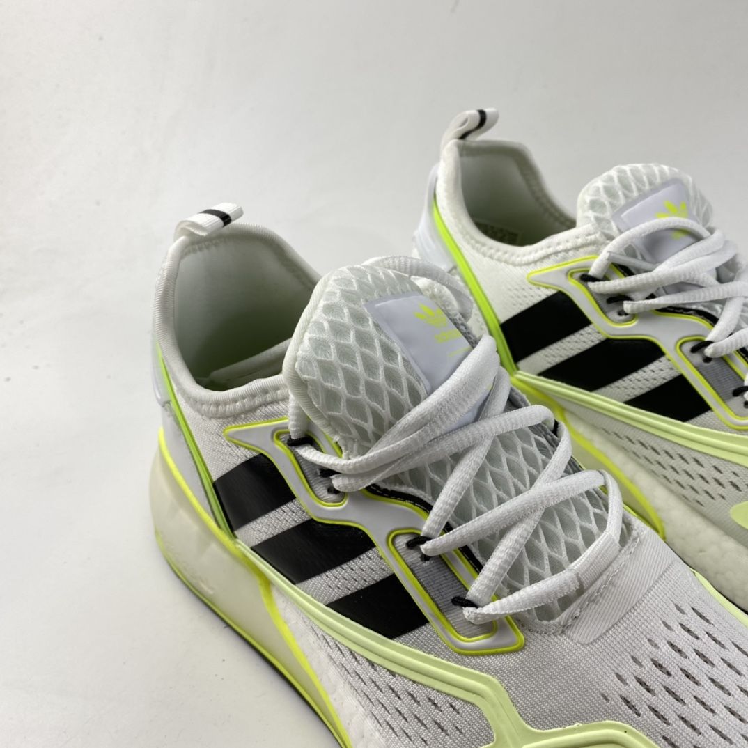 P190  Ad ZX 2K Boost 网纱针织呼吸面套脚休闲运动慢跑鞋 GY2630