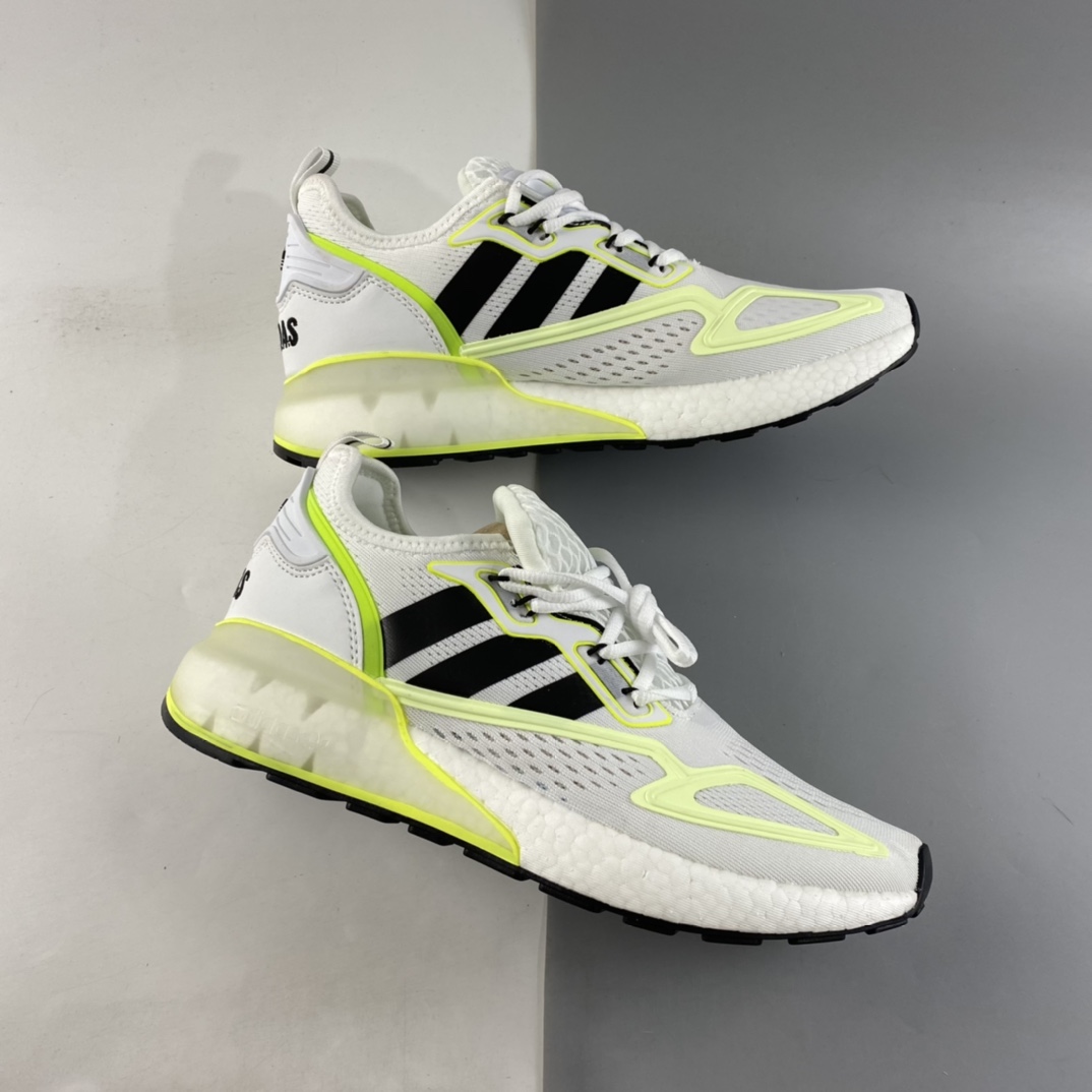 P190  Ad ZX 2K Boost 网纱针织呼吸面套脚休闲运动慢跑鞋 GY2630