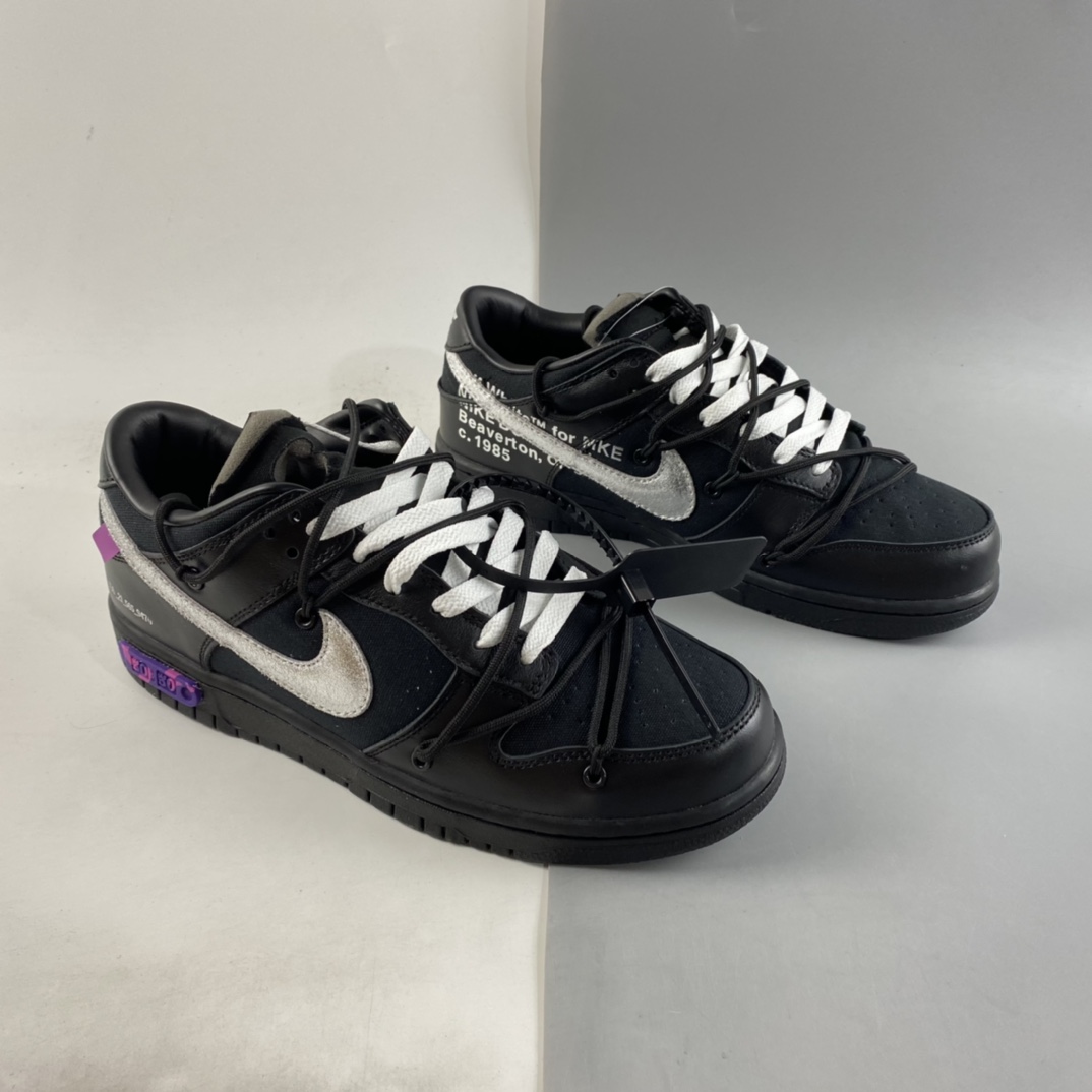 P280  Off-White x Nike SB Dunk Low”The 50”扣篮系列低帮经典百搭休闲运动板鞋 DM1602-001