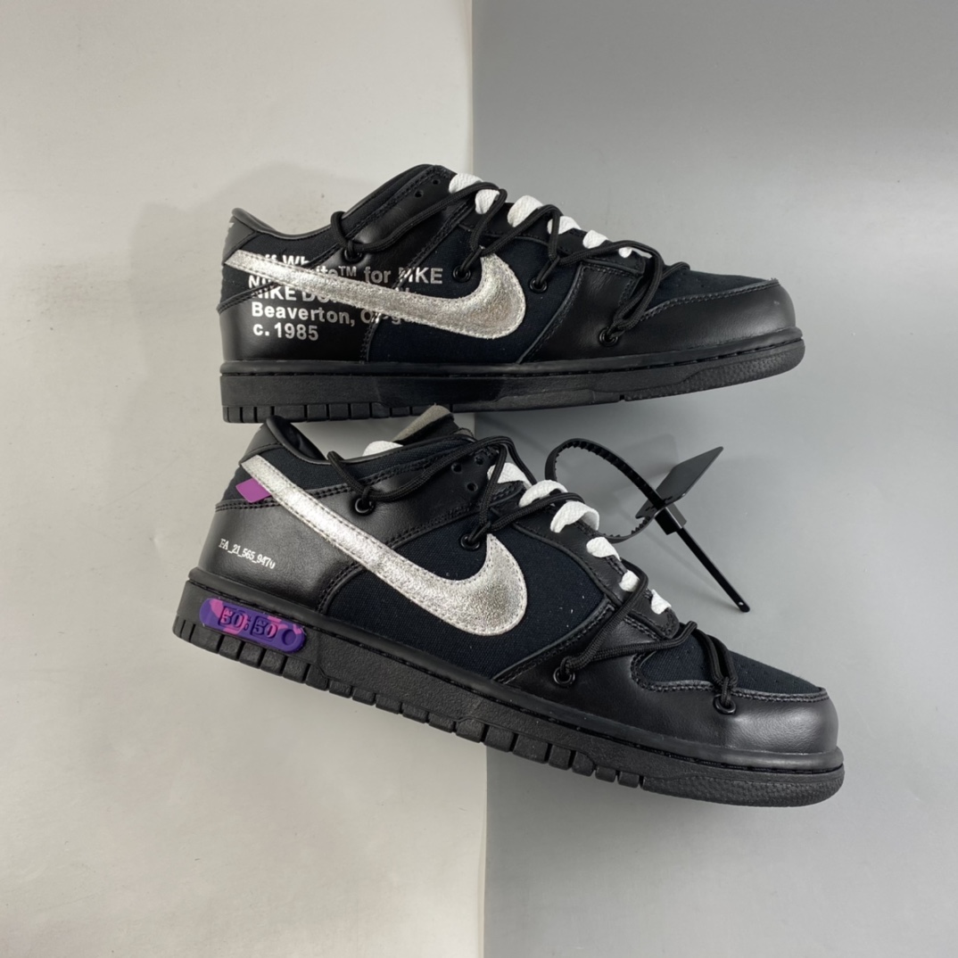 P280  Off-White x Nike SB Dunk Low”The 50”扣篮系列低帮经典百搭休闲运动板鞋 DM1602-001