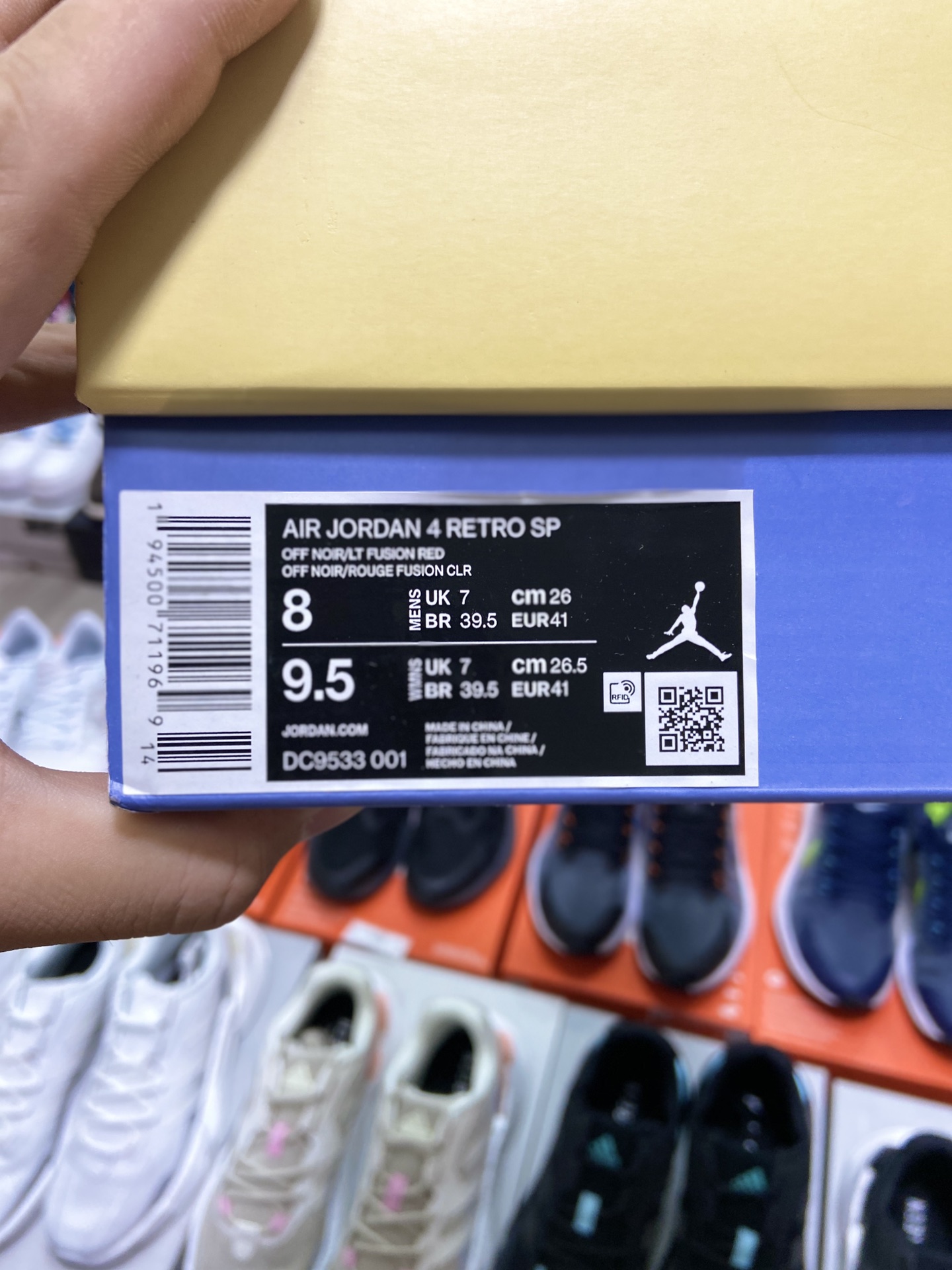 480高版本调价 乔丹Air Jordan 4 Retro OG ’’Off Noir’’ 联名骑士黑蓝 DC9533-001-莆田鞋,莆田鞋货源,高仿鞋,高仿鞋货源,安福档口,莆田高仿鞋,莆田鞋批发,高仿鞋批发,莆田高仿运动鞋,高仿运动鞋,莆田运动鞋 480高版本调价 乔丹Air Jordan 4 Retro OG ’’Off Noir’’ 联名骑士黑蓝 DC9533-001