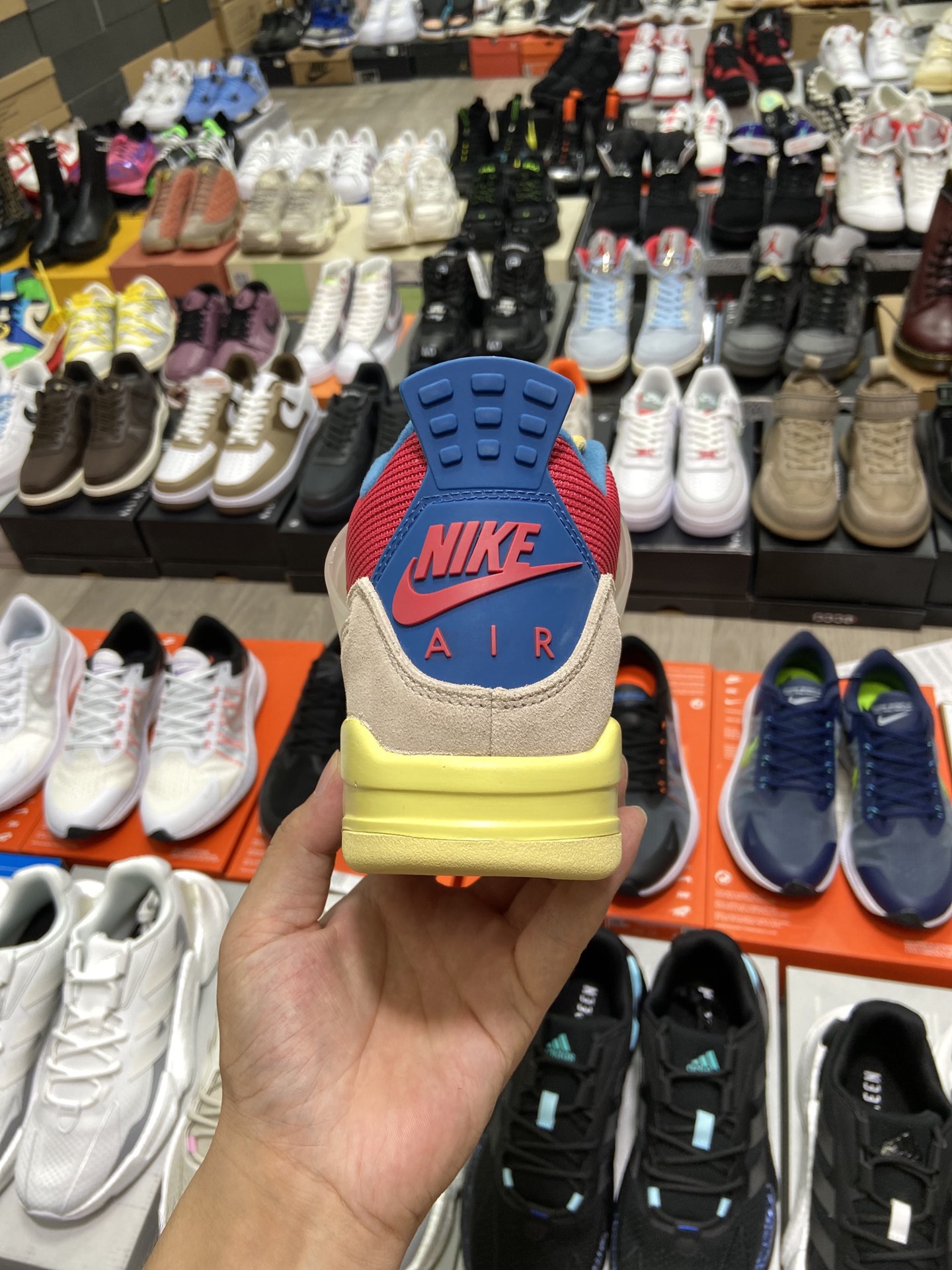 480高版本调价 乔丹Air Jordan 4 GS “Lemon Venom” 缤纷糖果蓝灰粉 DC9533-800