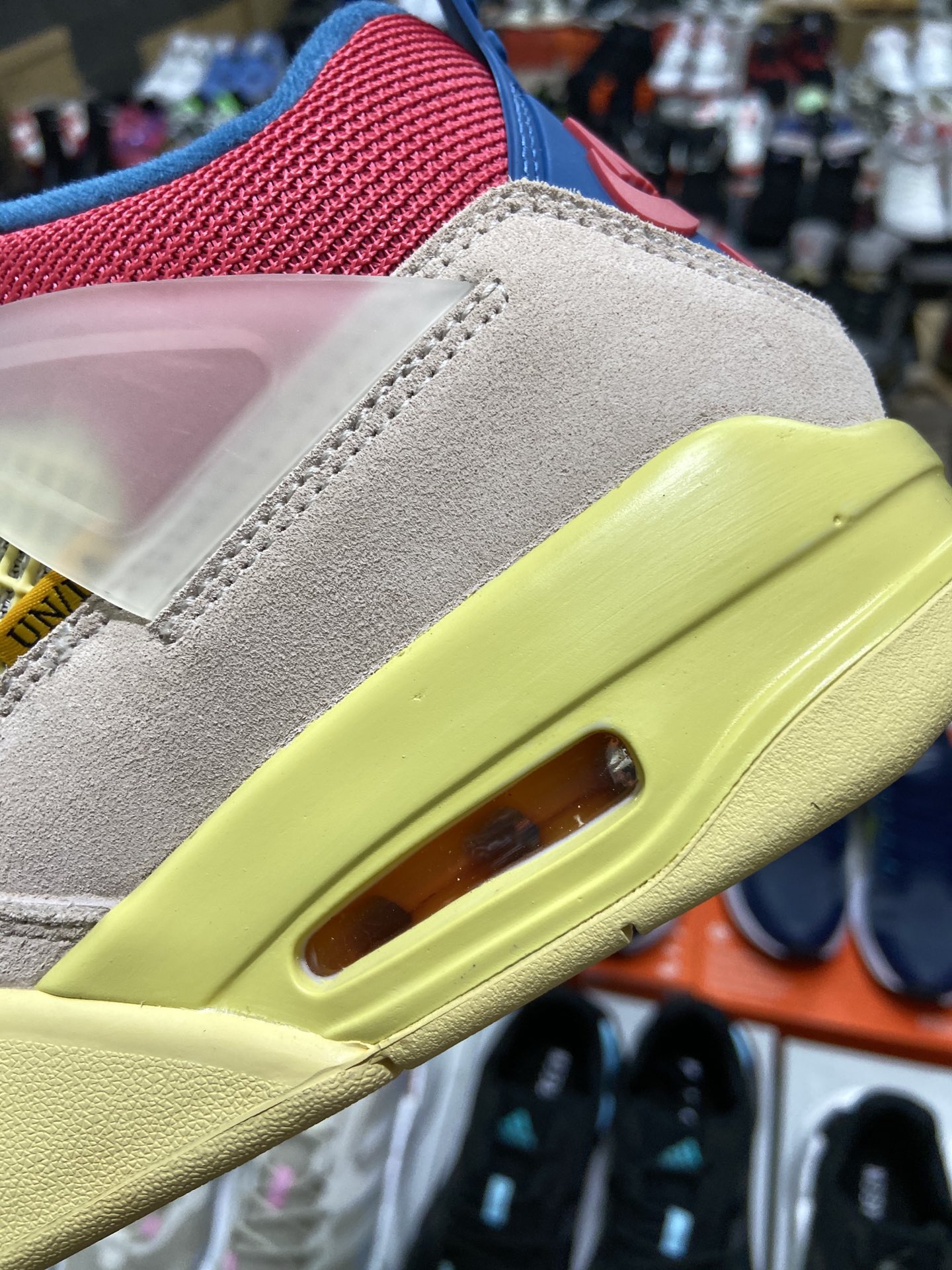 480高版本调价 乔丹Air Jordan 4 GS “Lemon Venom” 缤纷糖果蓝灰粉 DC9533-800