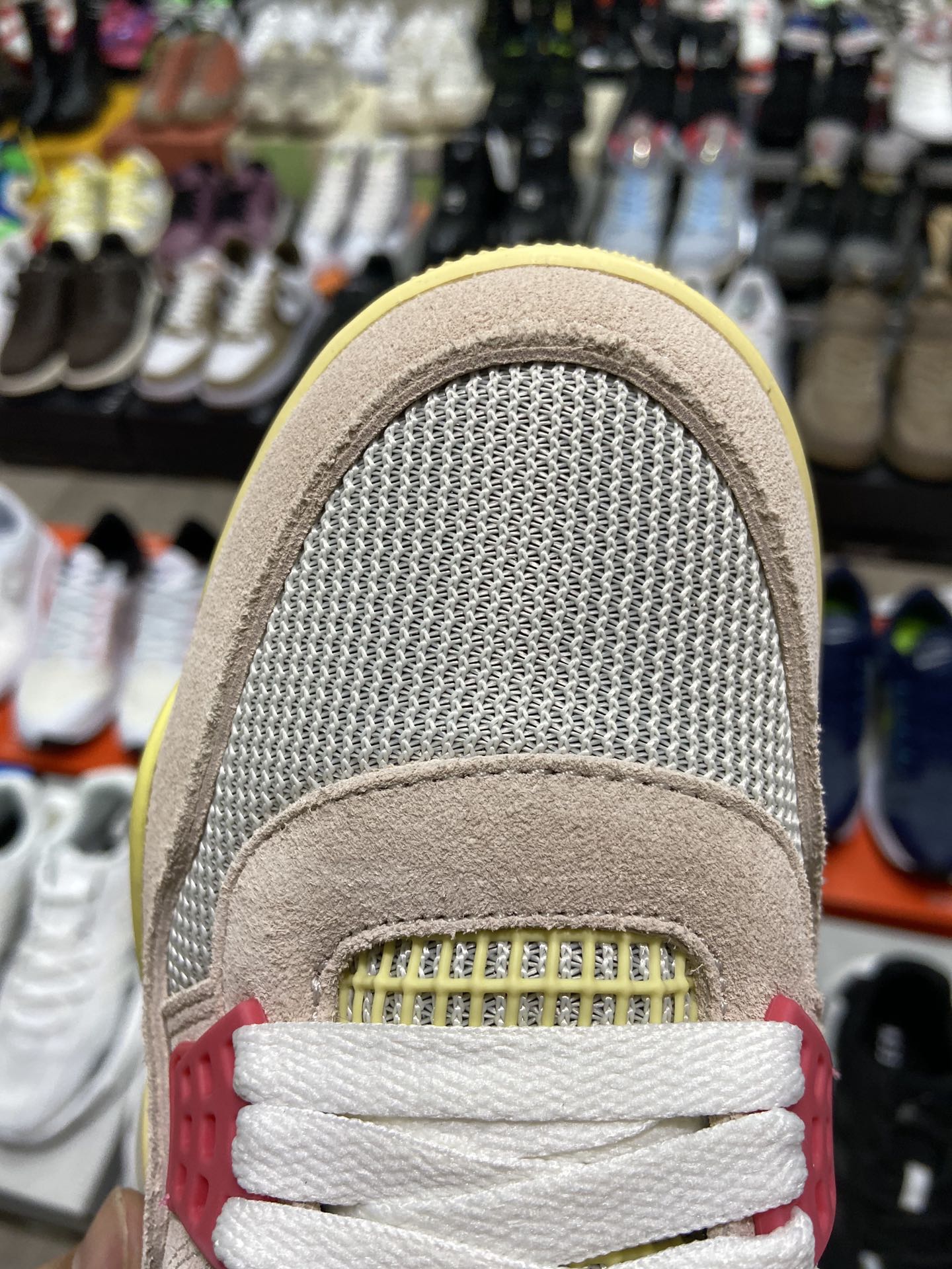 480高版本调价 乔丹Air Jordan 4 GS “Lemon Venom” 缤纷糖果蓝灰粉 DC9533-800