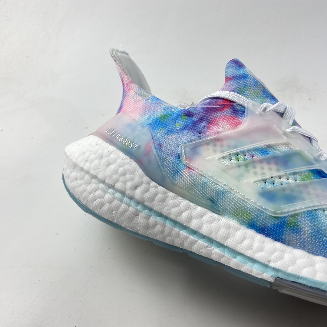 P220  AD UltraBoost 21 加厚爆米花袜套式针织鞋面休闲运动慢跑鞋 GZ7104