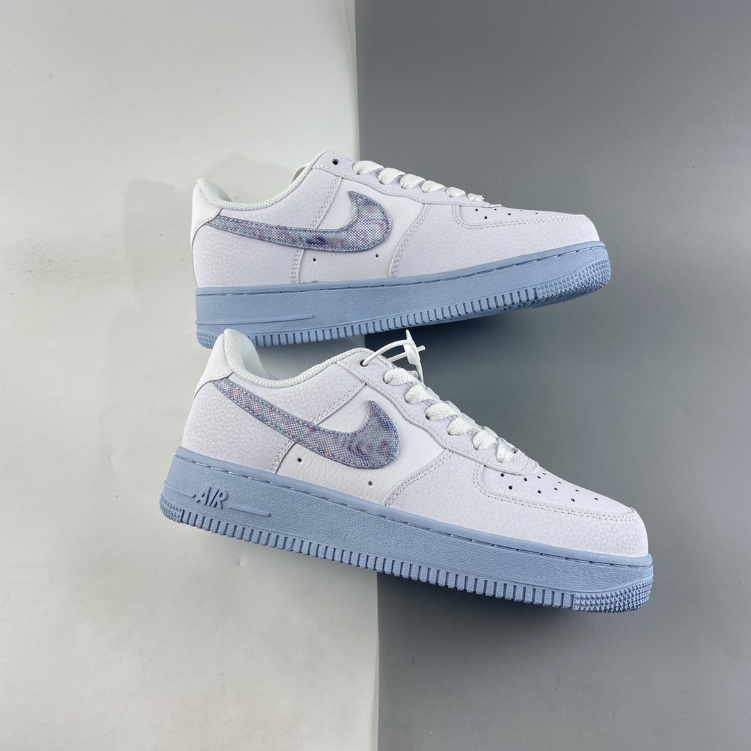 P200  NIKE Air Force 1 LoW“Hydrogen Blue’氢蓝 空军一号时尚休闲板鞋 CZ0377-100
