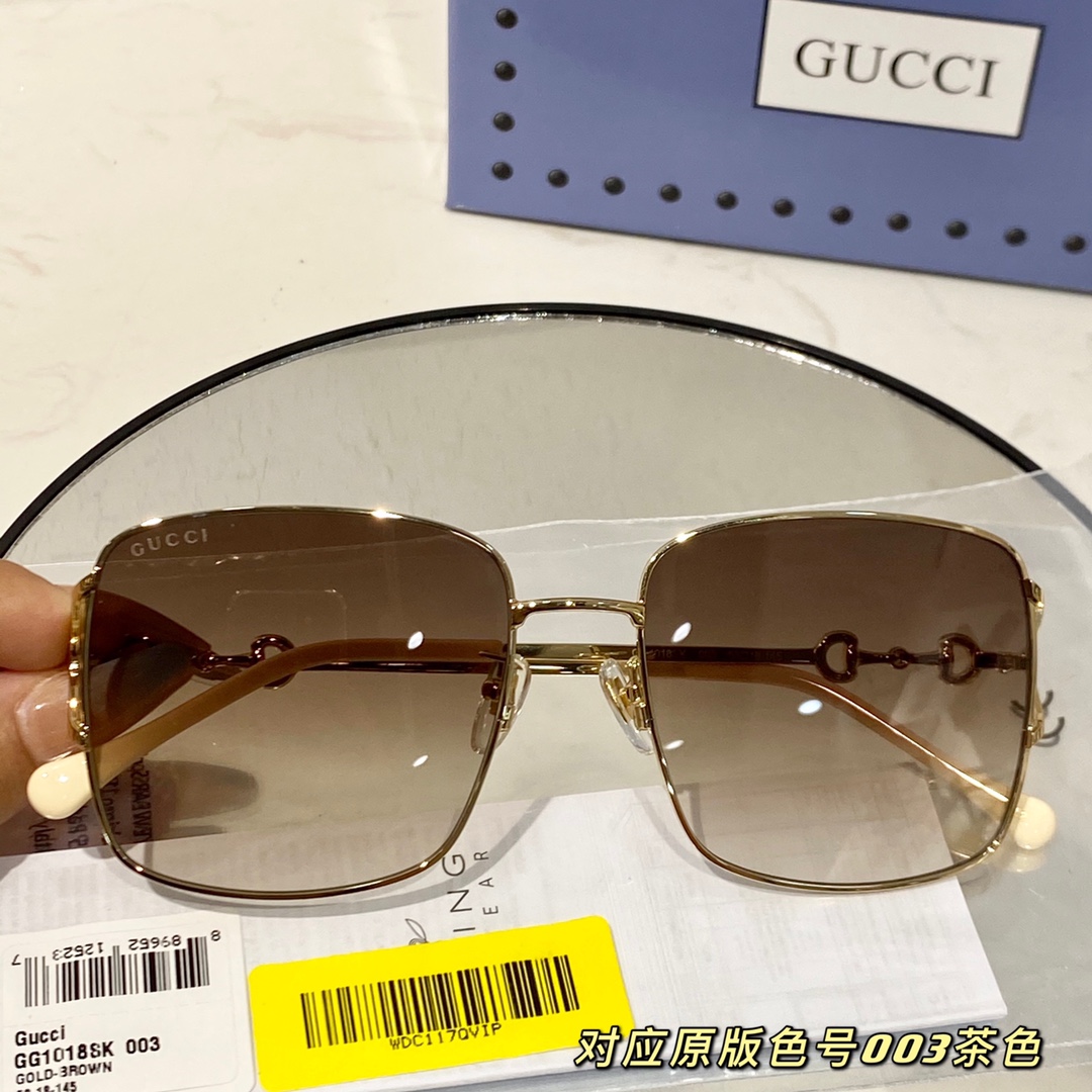 GUCCI古驰超轻金属太阳眼镜