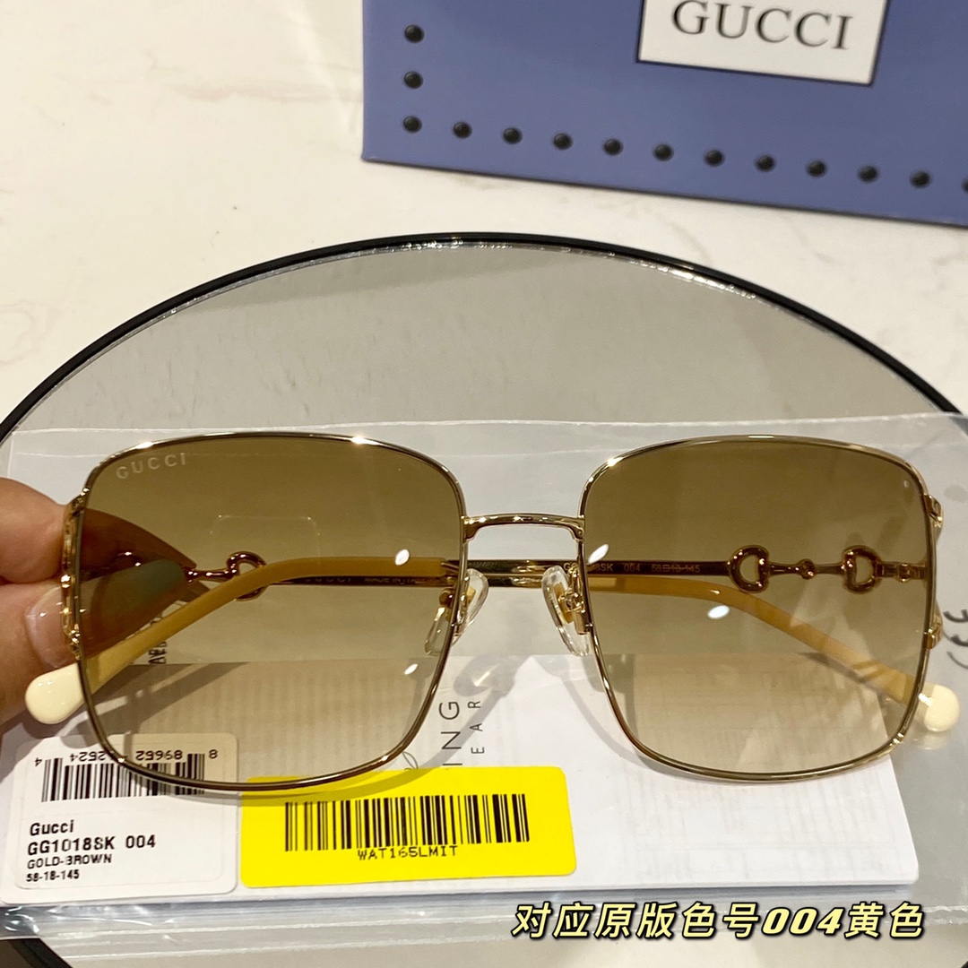 GUCCI古驰超轻金属太阳眼镜