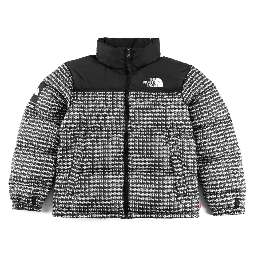 Supreme Clothing Down Jacket White Embroidery Unisex Duck Down